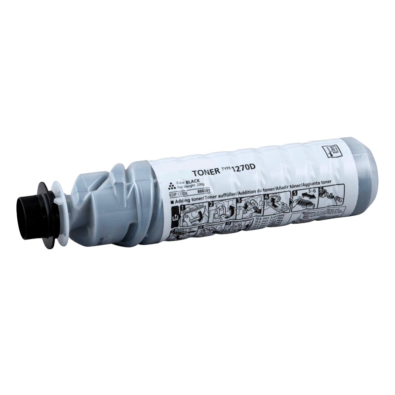 Toner Noir Compatible Ricoh Aficio 1515 - Lot De 2 Cartouches (réf. 888261, 842024, TYPE1270)